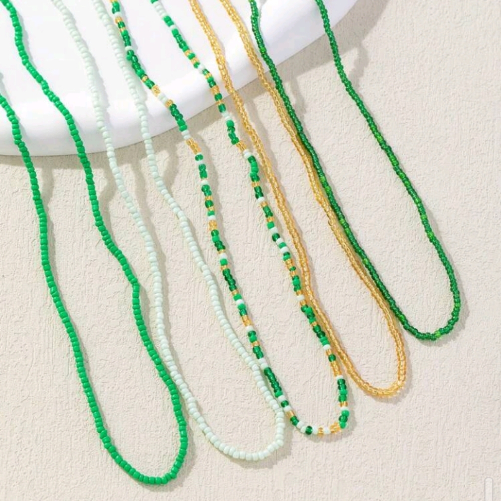 4pc Glass Waist Beads - Picture 6 of 7